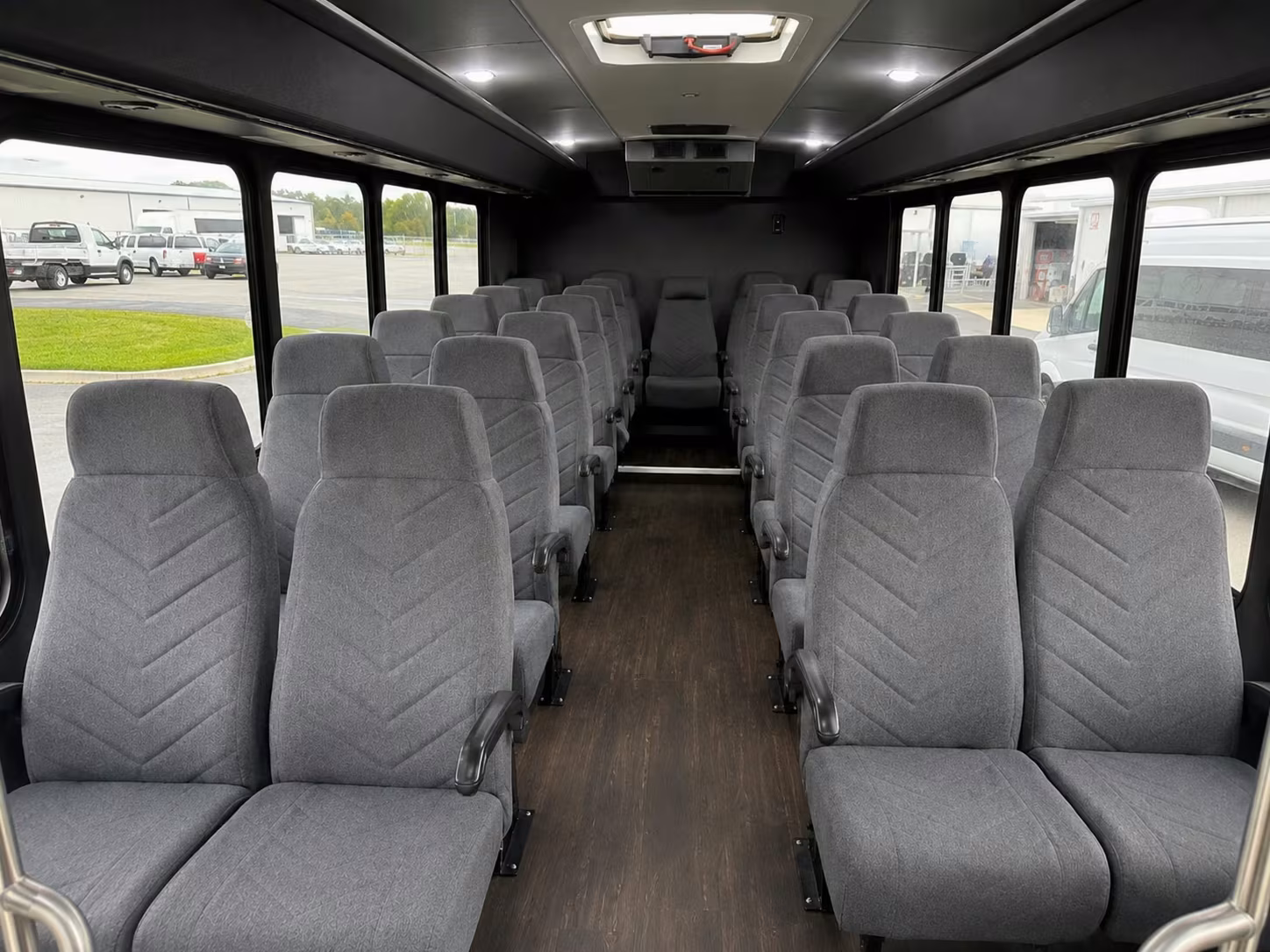 15 passenger minibus interior