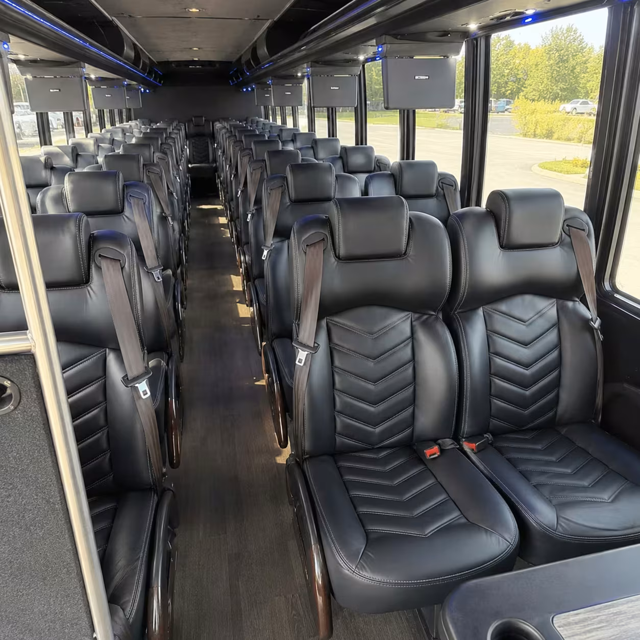 28 passenger minibus inside