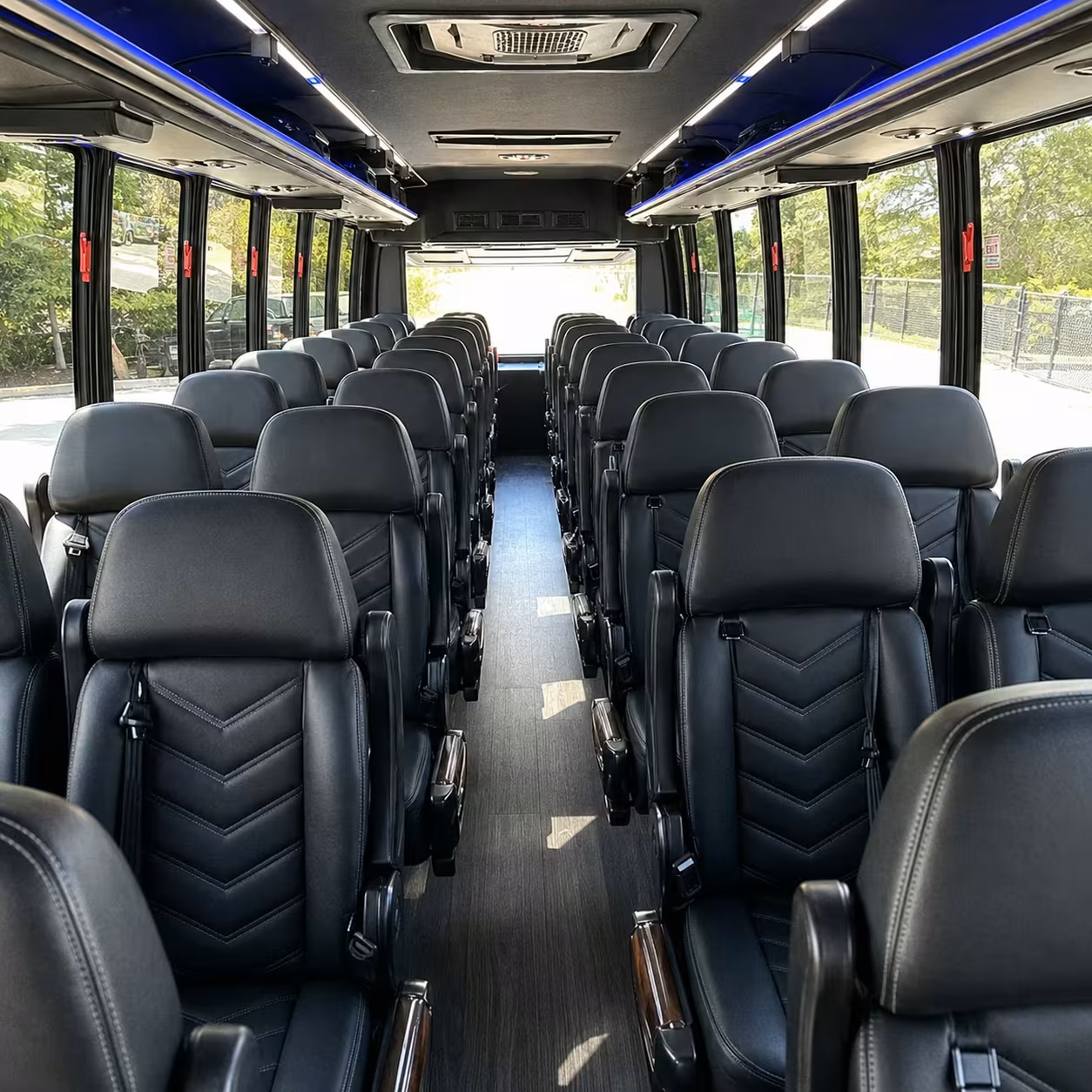 30 passenger minibus inside