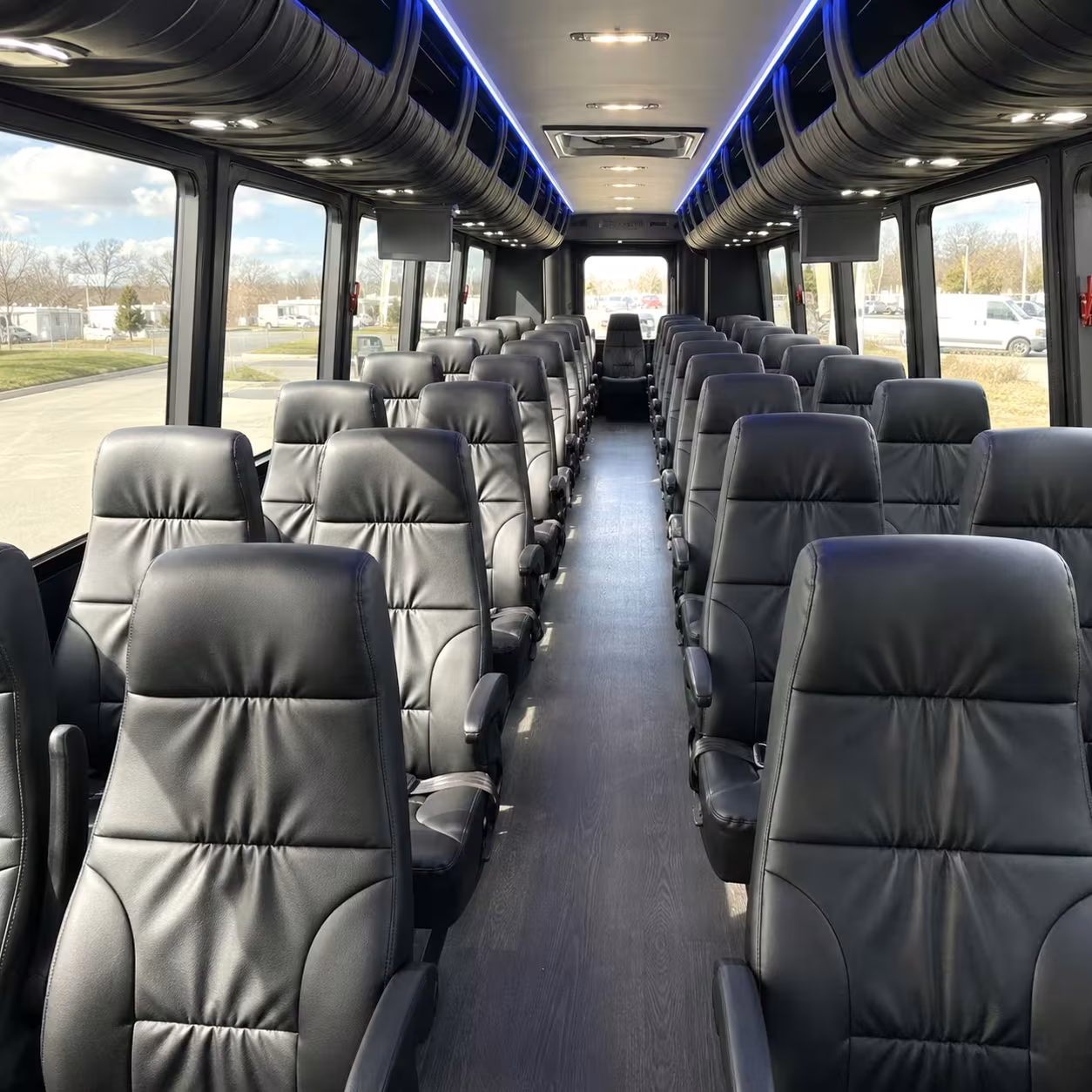 30 passenger minibus interior