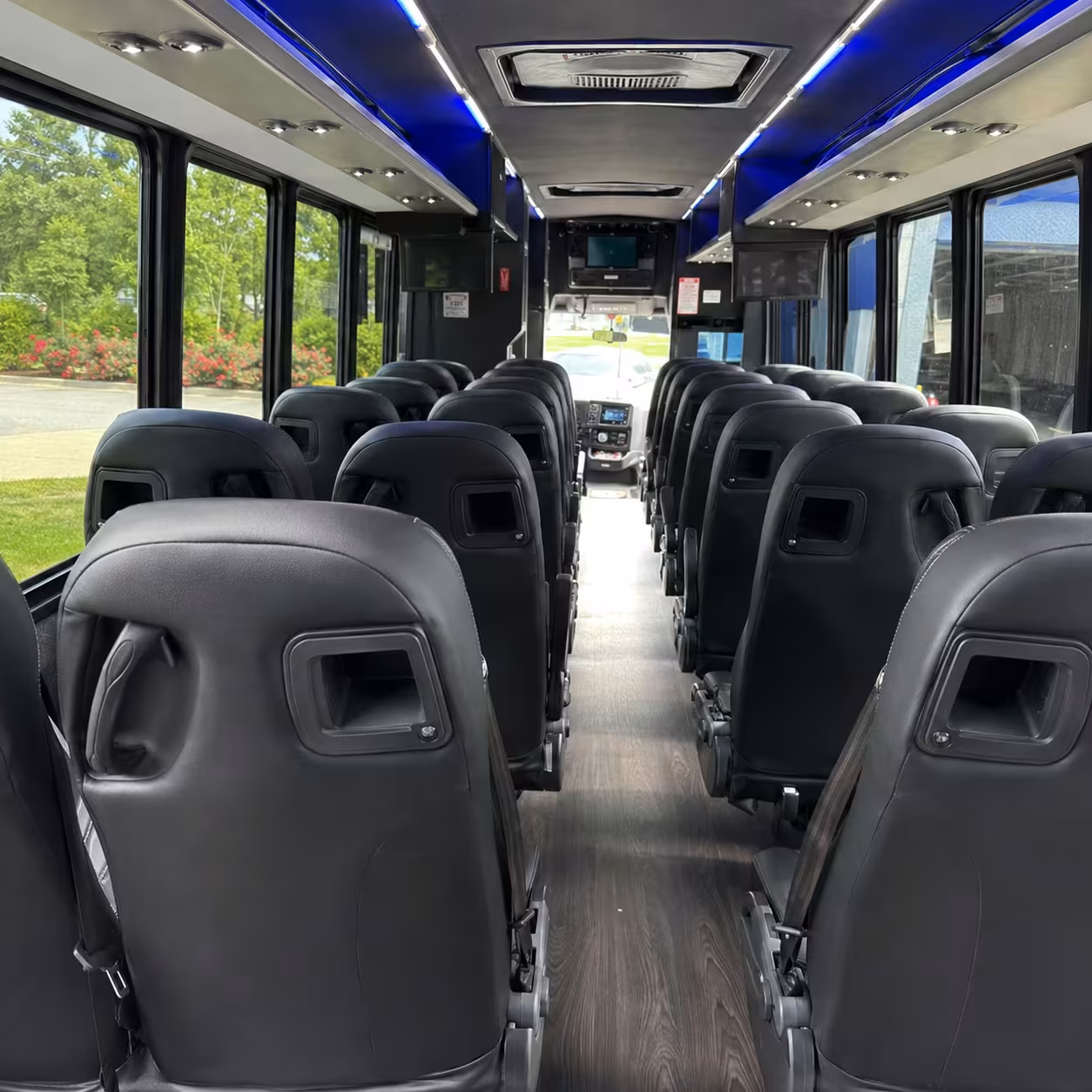 35 passenger minibus inside
