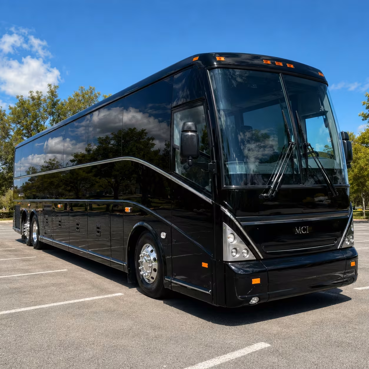 charter bus rentals between renton hotels and your wedding venue