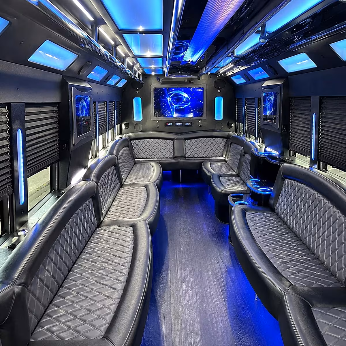 party bus interior