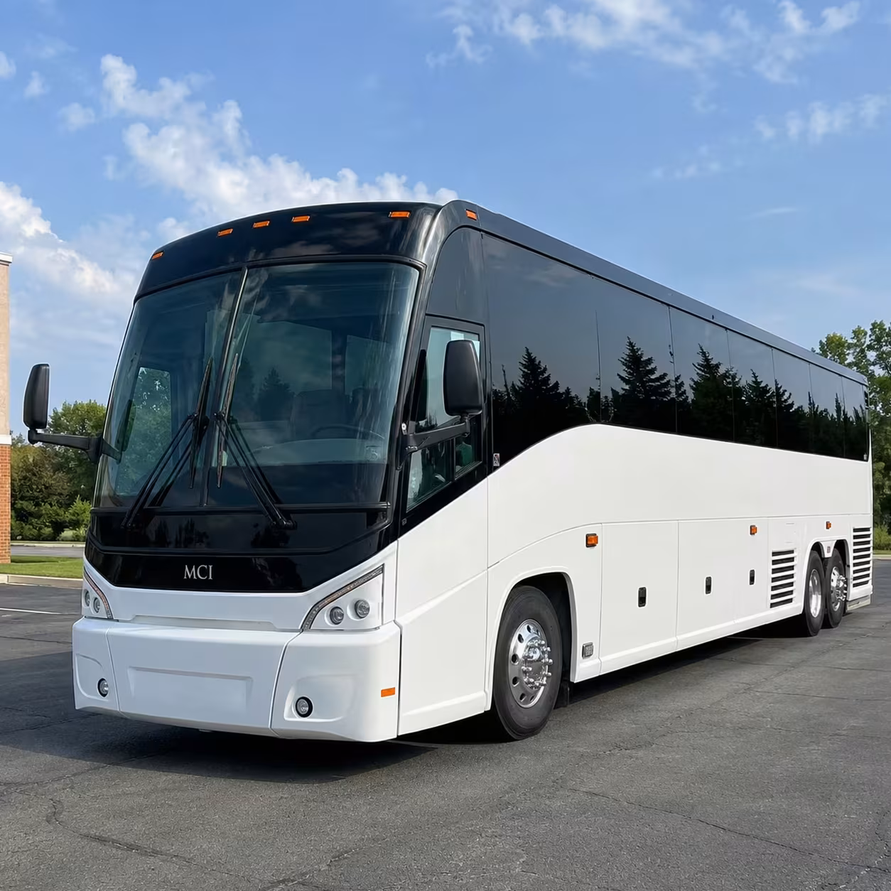 renton charter bus rental exterior