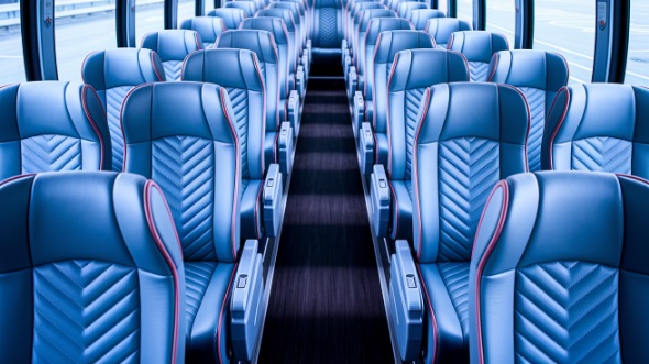 50 passenger charter bus interior renton