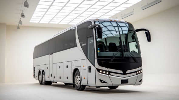 56 passenger charter bus renton