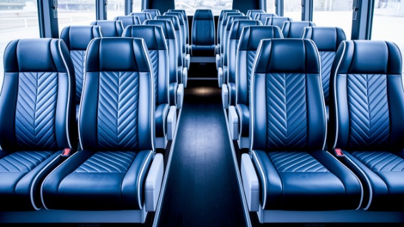 renton 18 passenger minibus inside