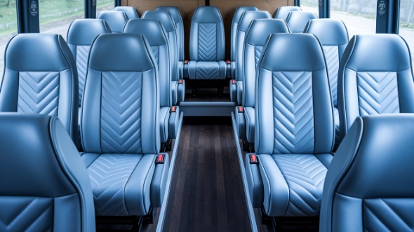 renton 18 passenger minibus interior