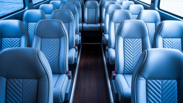 renton 28 passenger minibus inside