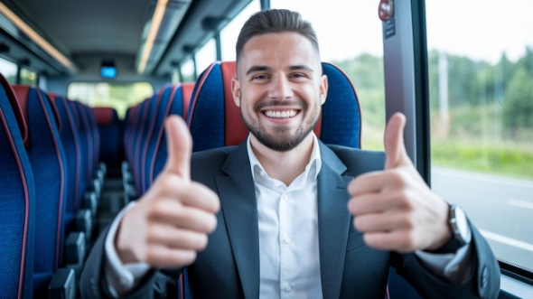 renton corporate bus rental