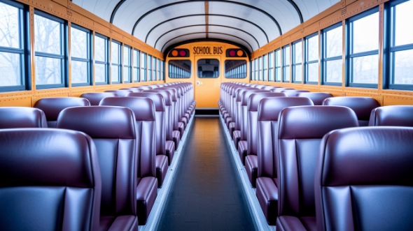school bus rental interior renton