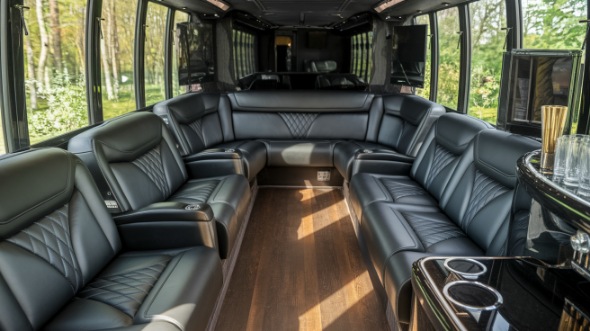 sprinter limo rental interior renton